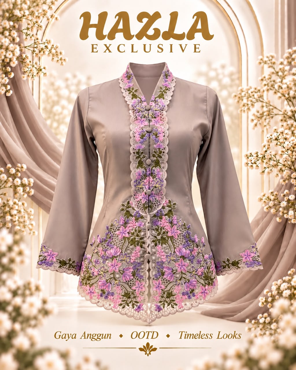 KEBAYA ANGGUN by HAZLA EXCLUSIVE