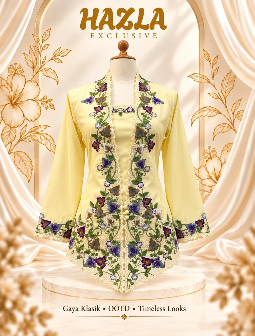 KEBAYA SEROJA by HAZLA EXCLUSIVE