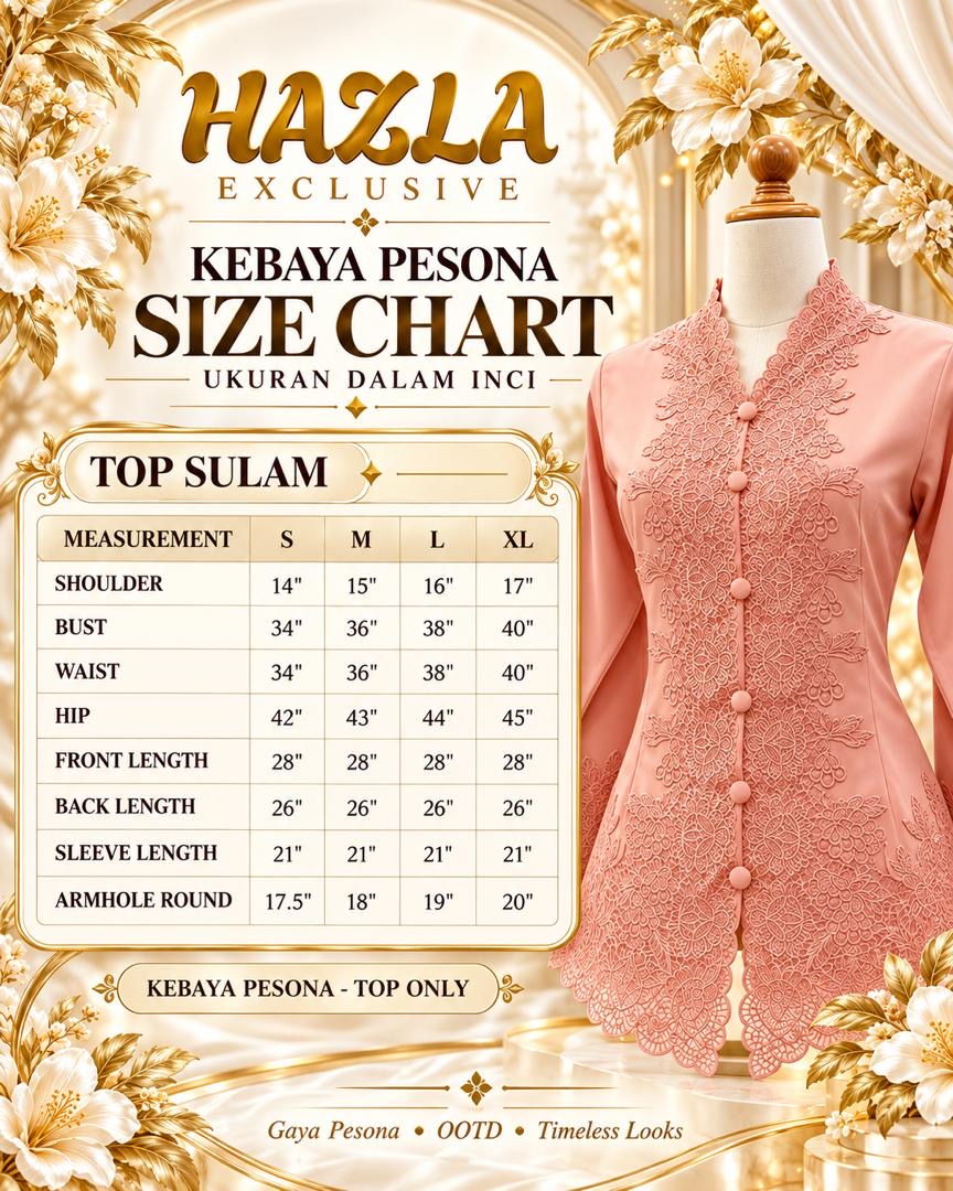KEBAYA PESONA by HAZLA EXCLUSIVE