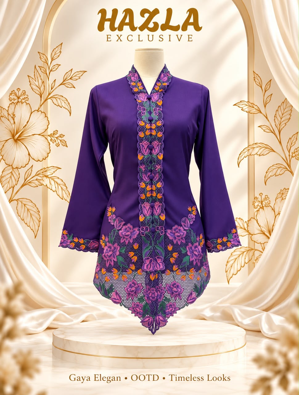 KEBAYA LABUH MAHSURI by HAZLA EXCLUSIVE