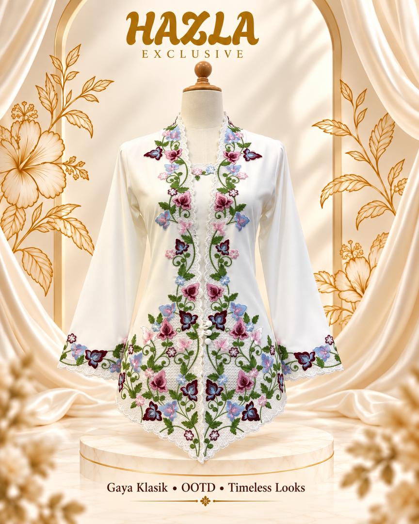 KEBAYA SEROJA by HAZLA EXCLUSIVE