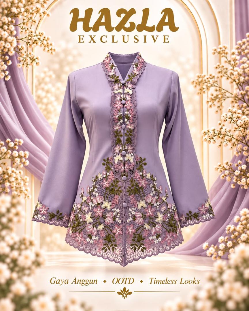 KEBAYA ANGGUN by HAZLA EXCLUSIVE