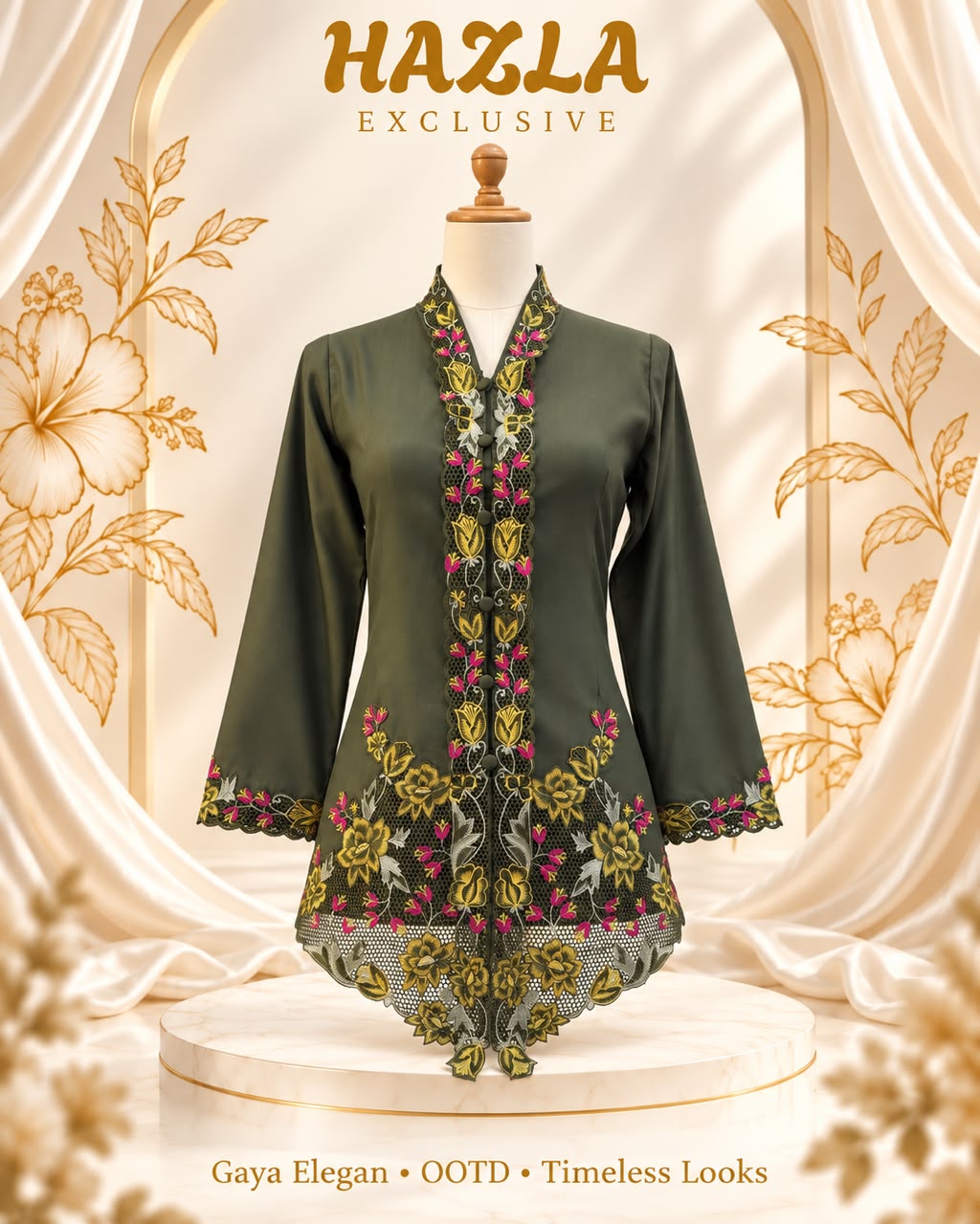 KEBAYA LABUH MAHSURI by HAZLA EXCLUSIVE